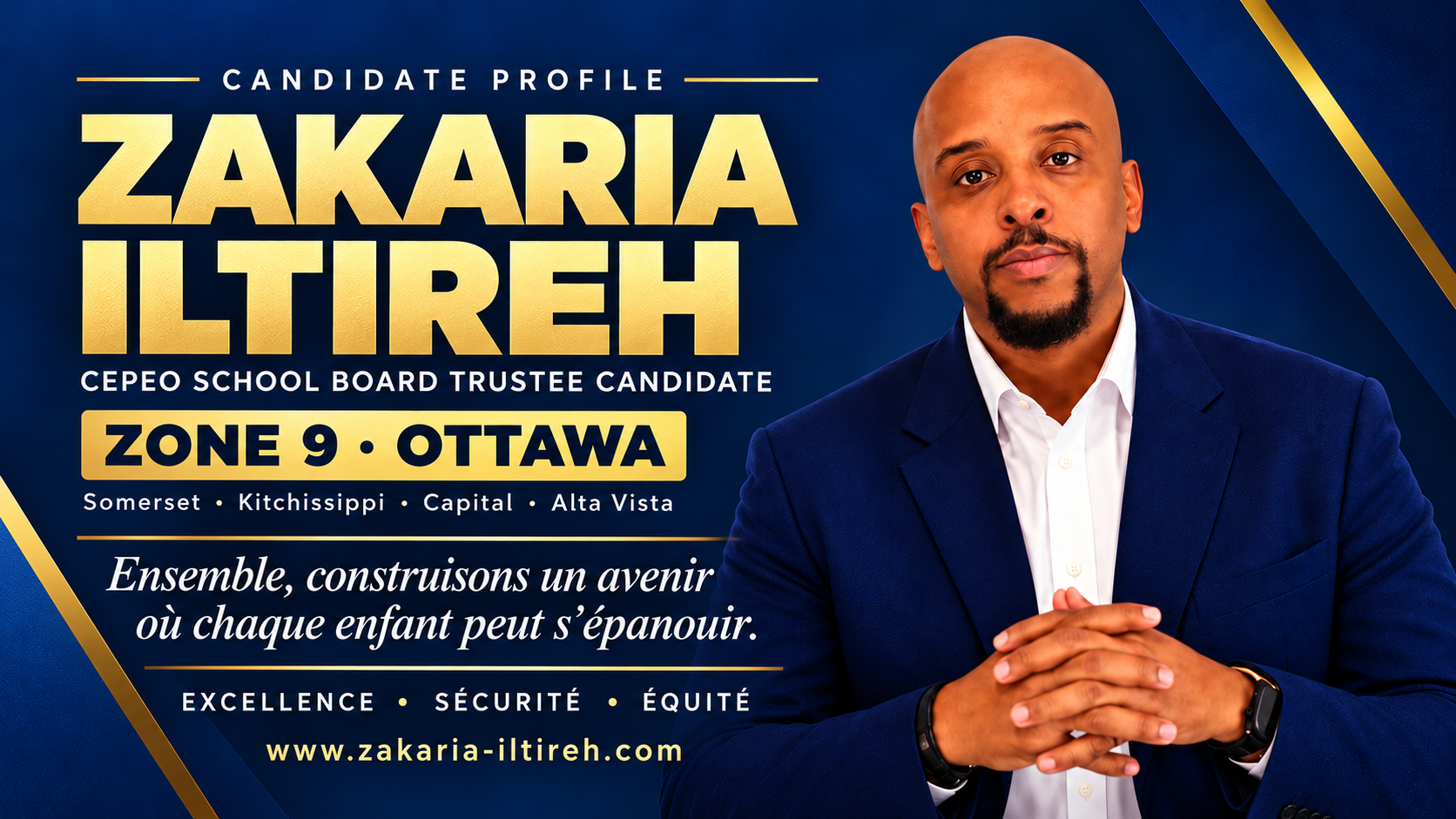De la vie de famille à la table du conseil : Zakaria Iltireh veut faire entendre les parents au CEPEO