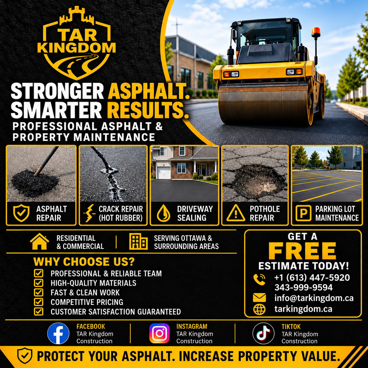 Tar Kingdom Construction — Asphalt and Property Maintenance