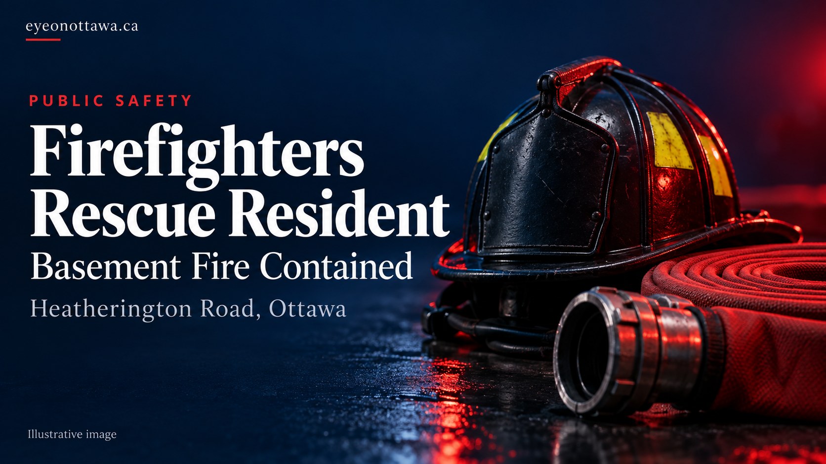 Firefighters Rescue Resident as Basement Fire Is Contained on Heatherington Road