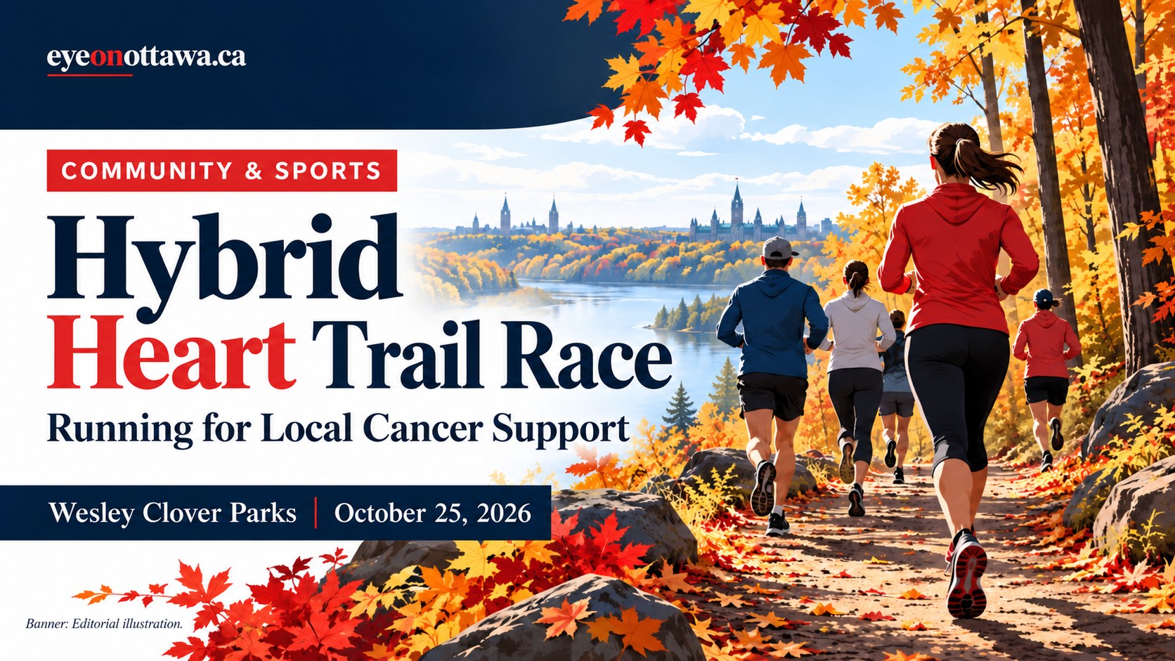 Hybrid Heart Trail Race Unites Ottawa Runners for Cancer Support